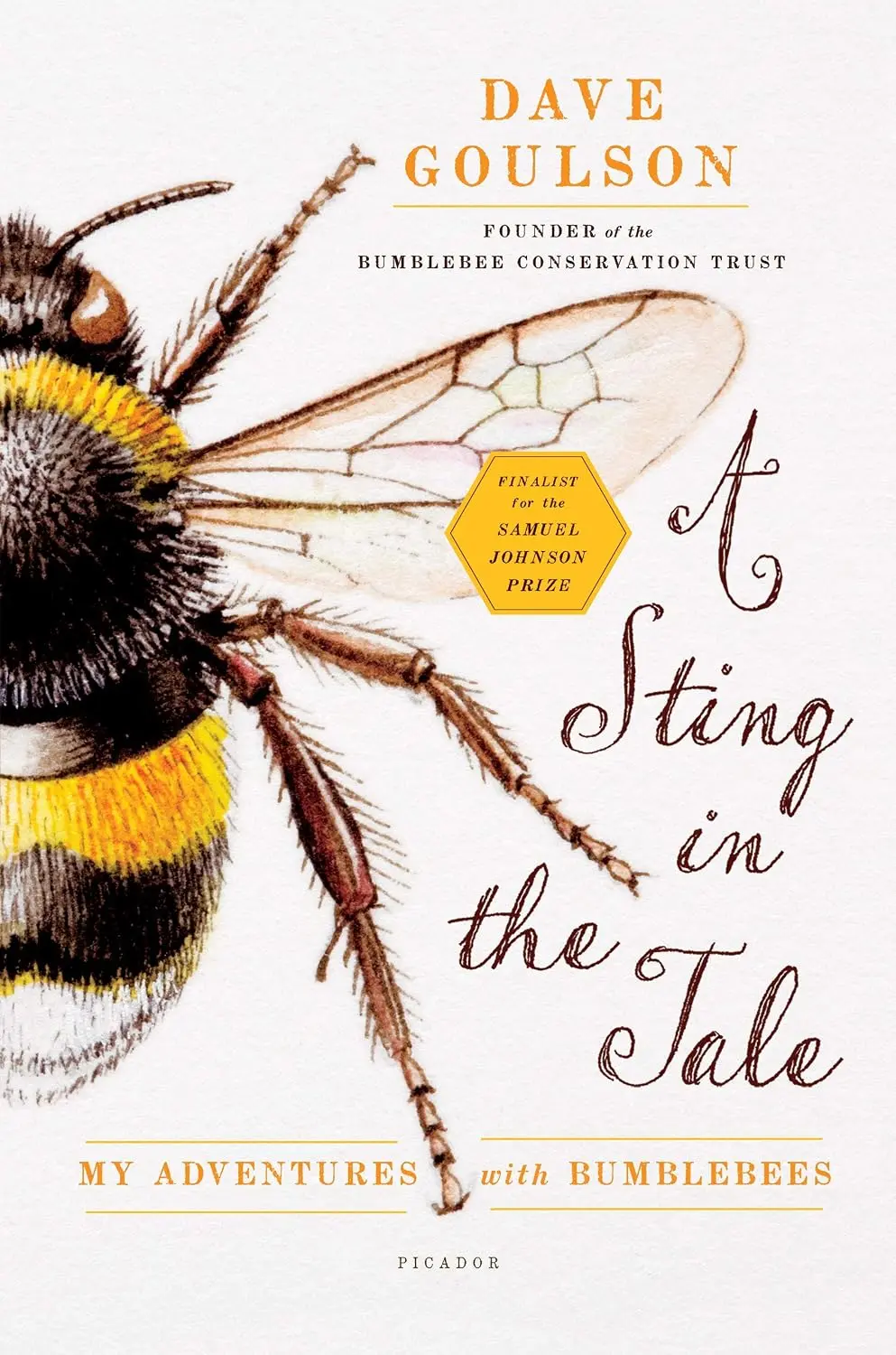 Cover: A Sting in the Tale by Dave Goulson