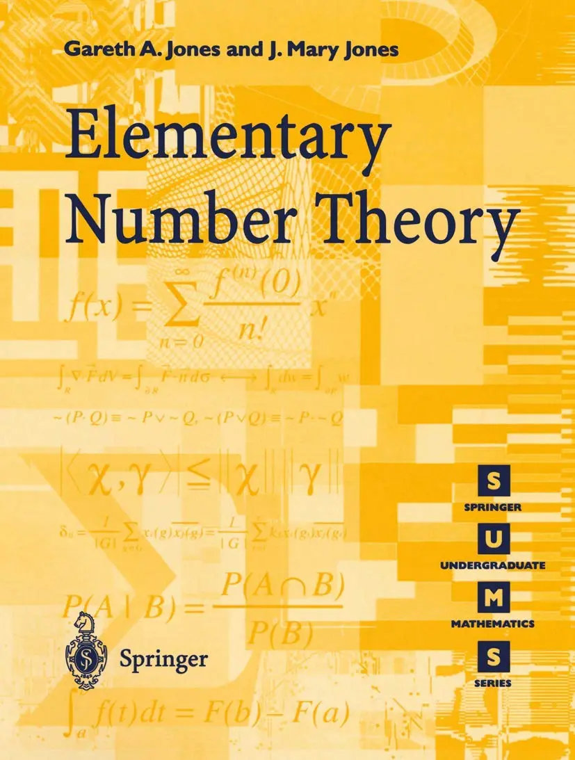 Cover: Elementary Number Theory by Gareth A. Jones and J. Mary Jones
