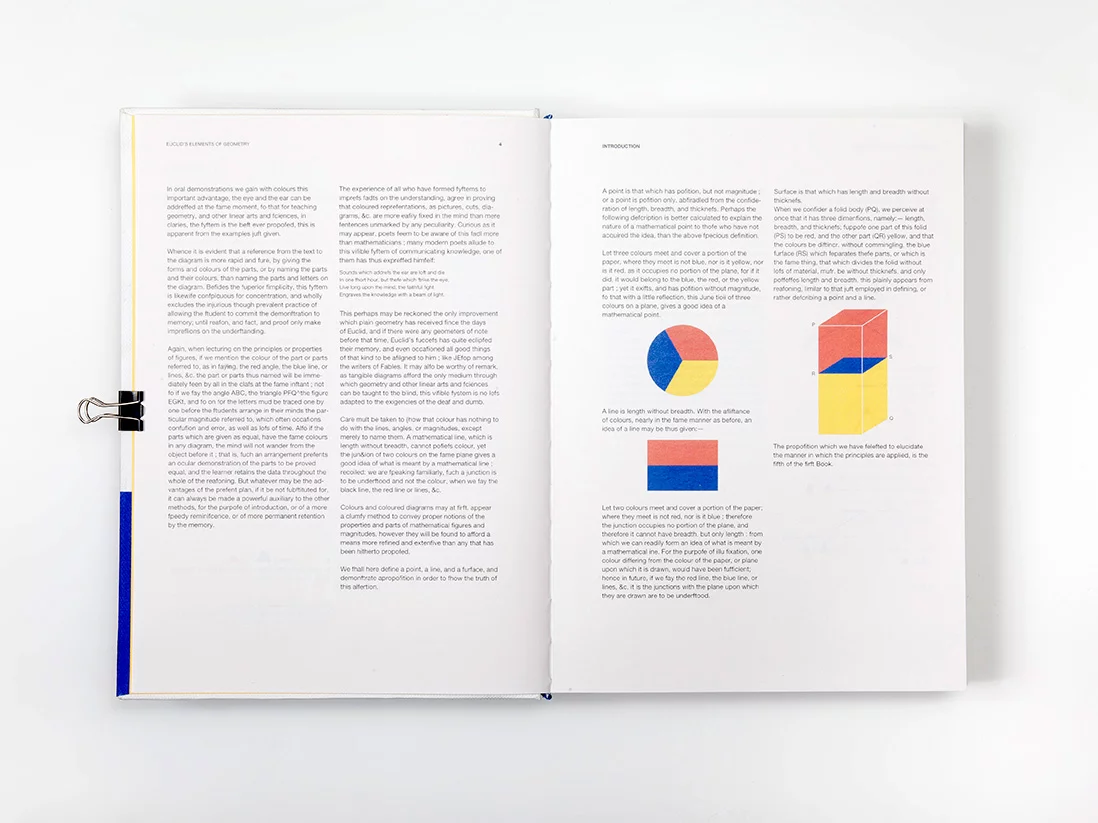Euclid's Elements: Completing Oliver Byrne's Work — detail