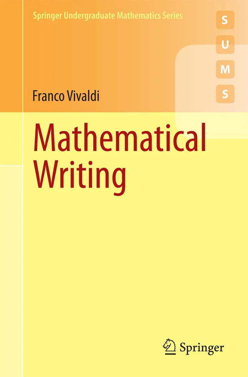Cover: Mathematical Writing by Franco Vivaldi