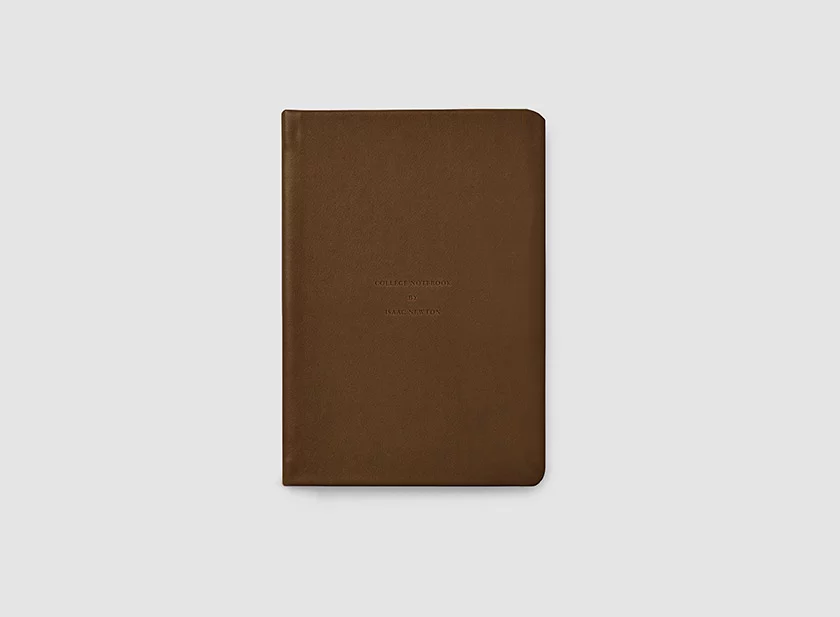 Newton's College Notebook — facsimile cover