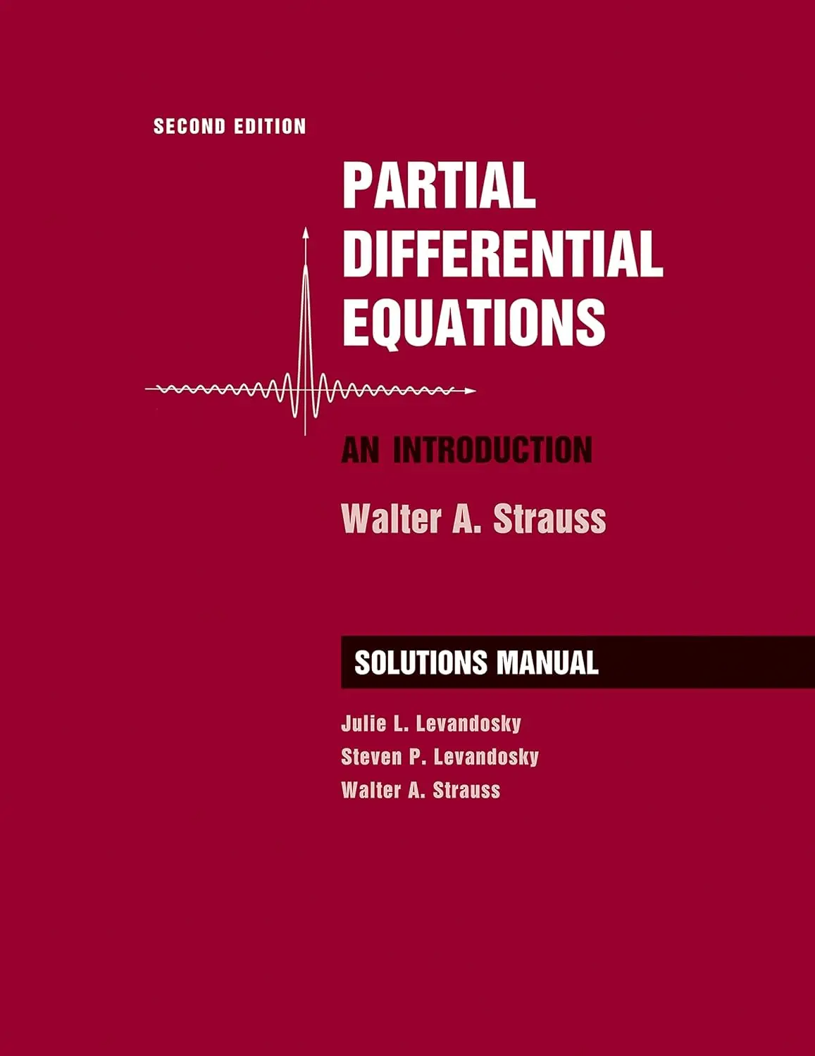 Cover: Partial Differential Equations: An Introduction by Walter A. Strauss