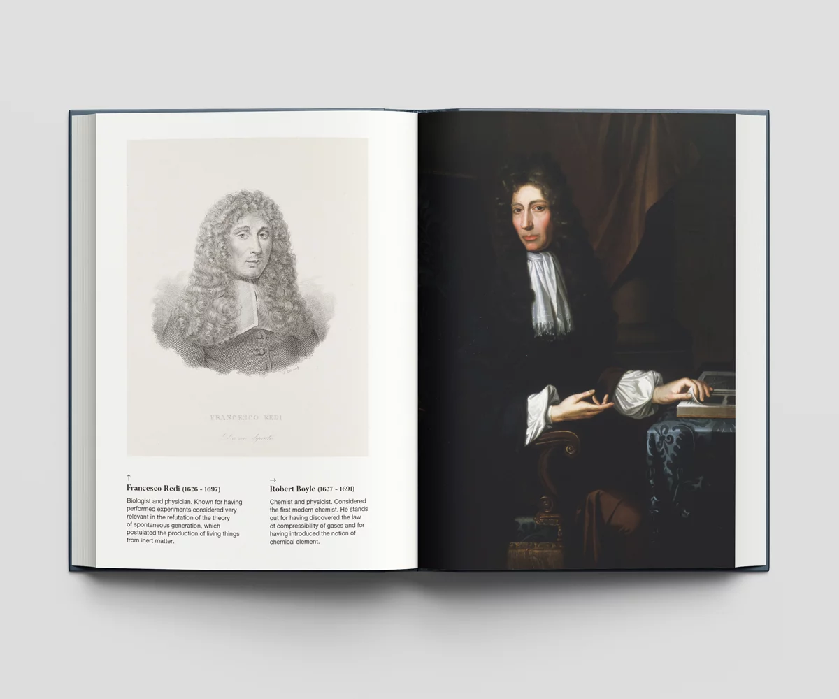 Portraying Science: Scientist Portraits Book — portrait spread