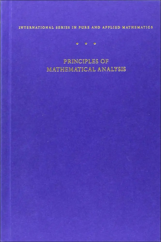 Cover: Principles of Mathematical Analysis by Walter Rudin